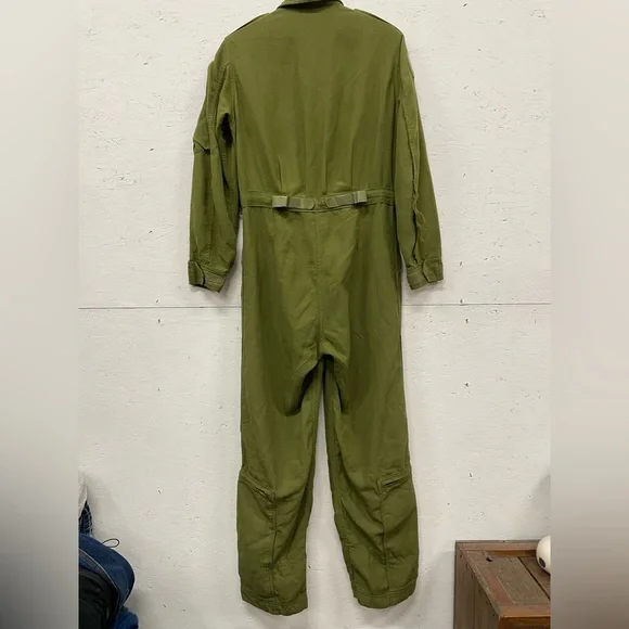 Vintage Canadian Air Force Pilot Flight Suit (Flyer's Coveralls), Size 36 - M/L - Picture 2 of 10